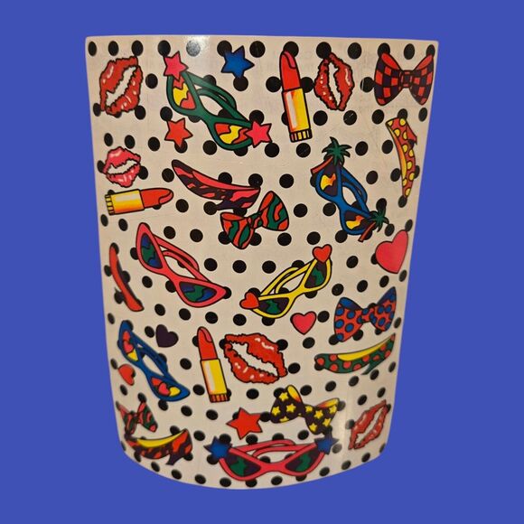 Two Sheets 1989 Vintage Lisa Frank Stickers Plus Polkadot Beach x1 & Hot Lips x1 - Picture 5 of 11